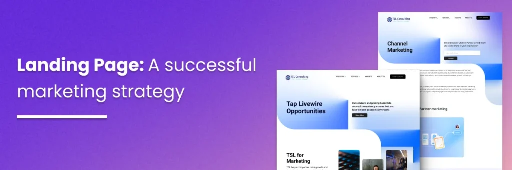 Landing page_ A successful marketing strategy