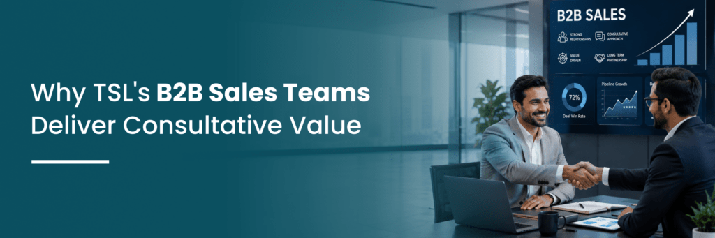 TSL's B2B Sales Banner